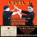 Level 1 - Wing Chun Online Certification Course